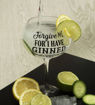 Picture of GIN GLASS - FORGIVE ME FOR I HAVE GINNED